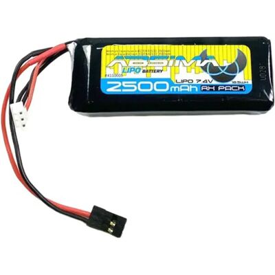 Absima Batterie 4110005 Rx Lipo 2s 7.4v 2500 Sc Uni-plug Black One Size unisex - Publicité Absima Batterie 4110005 Rx Lipo 2s 7.4v 2500 Sc Uni-plug Black One Size unisex - Publicité