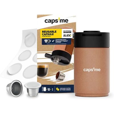 Caps Me Ensemble De Capsules De Café Réutilisables Slide Nespresso Black One Size unisex - Publicité Caps Me Ensemble De Capsules De Café Réutilisables Slide Nespresso Black One Size unisex - Publicité