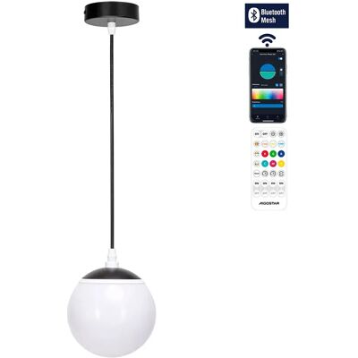 Aigostar Lampe Intelligente 8w Rgb 2700/6500k 800 Lumens Bluetooth Black One Size unisex - Publicité Aigostar Lampe Intelligente 8w Rgb 2700/6500k 800 Lumens Bluetooth Black One Size unisex - Publicité