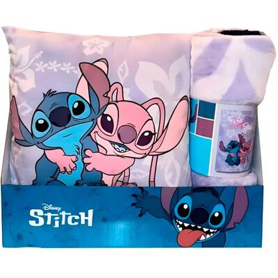 Stitch Ange Et Couverture Polaire Multicolor One Size unisex - Publicité Stitch Ange Et Couverture Polaire Multicolor One Size unisex - Publicité