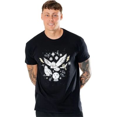Cid T-shirt à Manches Courtes Harry Potter Hedwig Magical Xmas Red / Multicolor L - Publicité Cid T-shirt à Manches Courtes Harry Potter Hedwig Magical Xmas Red / Multicolor L - Publicité