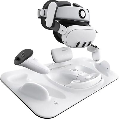 Bobovr Station De Recharge Meta Quest 3 White One Size - Publicité Bobovr Station De Recharge Meta Quest 3 White One Size - Publicité