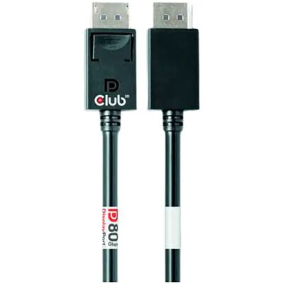 Club 3D Câble Displayport 2.1 1.2 M Black One Size unisex - Publicité Club 3D Câble Displayport 2.1 1.2 M Black One Size unisex - Publicité