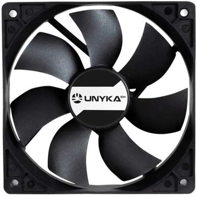 Unykach Ventilateur 120 Mm Case Cooling Black One Size - Publicité Unykach Ventilateur 120 Mm Case Cooling Black One Size - Publicité