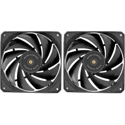 Mars Gaming Ventilateur Mf-nclx2 Black One Size - Publicité Mars Gaming Ventilateur Mf-nclx2 Black One Size - Publicité