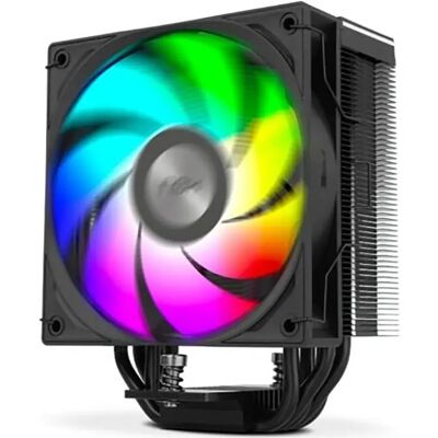 Nox Xtreme Ventilateur De Processeur H-500 Digital Argb 120 Mm Black One Size unisex - Publicité Nox Xtreme Ventilateur De Processeur H-500 Digital Argb 120 Mm Black One Size unisex - Publicité