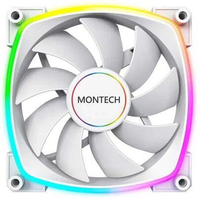 Montech Ventilateur Ax140 Pwm Argb Pwm 140 Mm White One Size - Publicité Montech Ventilateur Ax140 Pwm Argb Pwm 140 Mm White One Size - Publicité