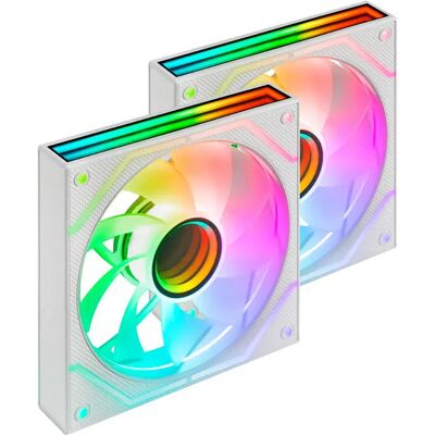 Mars Gaming Ventilateur Mf-3dprox2r 2 Unités White One Size - Publicité Mars Gaming Ventilateur Mf-3dprox2r 2 Unités White One Size - Publicité