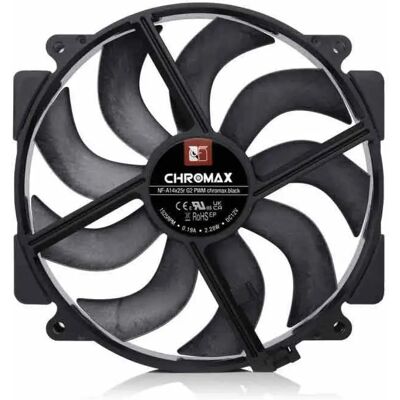 Noctua Ventilateur Nf-a14x25r G2 Pwm Chromax.black-next-gen Round 140mm Black One Size unisex - Publicité Noctua Ventilateur Nf-a14x25r G2 Pwm Chromax.black-next-gen Round 140mm Black One Size unisex - Publicité