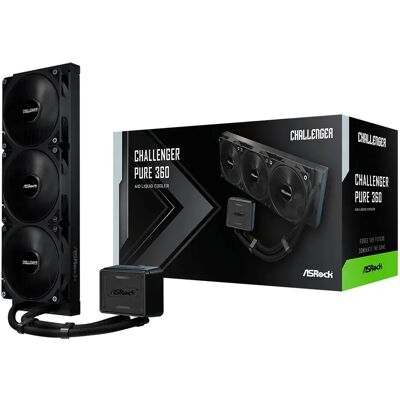 ASRock Refroidissement Liquide Challenger Pure 360 Black Black One Size unisex - Publicité ASRock Refroidissement Liquide Challenger Pure 360 Black Black One Size unisex - Publicité
