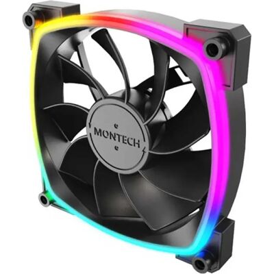 Montech Ventilateur Rx120 Pwm Black One Size - Publicité Montech Ventilateur Rx120 Pwm Black One Size - Publicité