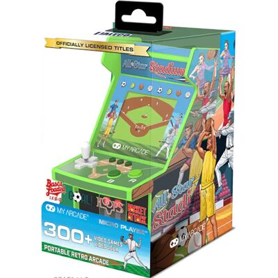 My Arcade Console Rétro Micro Player Allstar Stadium 308 Games 6.5´´ Multicolor One Size unisex - Publicité My Arcade Console Rétro Micro Player Allstar Stadium 308 Games 6.5´´ Multicolor One Size unisex - Publicité