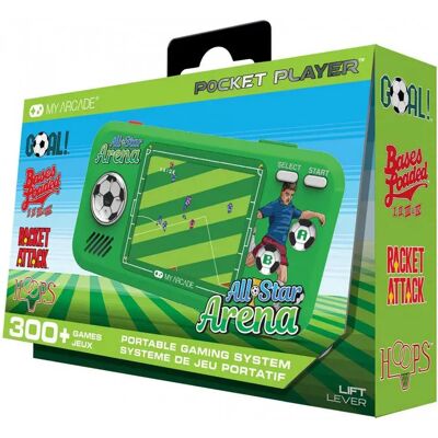 My Arcade Console Rétro Pocket Player Allstar Arena 308 Multicolor One Size unisex - Publicité My Arcade Console Rétro Pocket Player Allstar Arena 308 Multicolor One Size unisex - Publicité