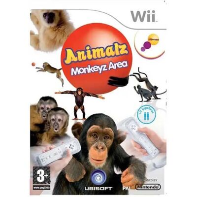 Nintendo Games Wii Animalz Monkeyz Area Selects Multicolour PAL unisex - Publicité Nintendo Games Wii Animalz Monkeyz Area Selects Multicolour PAL unisex - Publicité