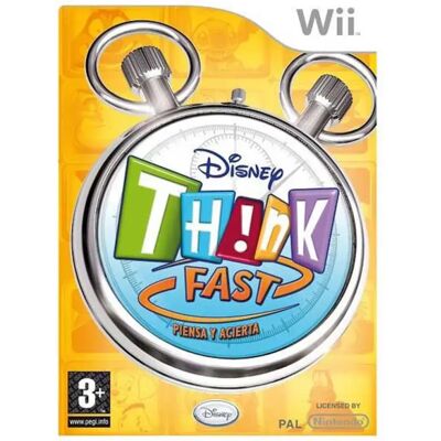 Nintendo Games Wii Disney Think Fast Selects Multicolour PAL unisex - Publicité Nintendo Games Wii Disney Think Fast Selects Multicolour PAL unisex - Publicité