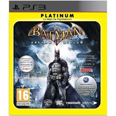 Playstation Games Ps3 Batman Arkham Asylum Platinum Multicolour PAL unisex - Publicité Playstation Games Ps3 Batman Arkham Asylum Platinum Multicolour PAL unisex - Publicité