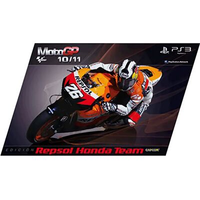 Playstation Games Ps3 Motogp 10/11 Repsol Honda Edition Dani Pedrosa Multicolour PAL unisex - Publicité Playstation Games Ps3 Motogp 10/11 Repsol Honda Edition Dani Pedrosa Multicolour PAL unisex - Publicité