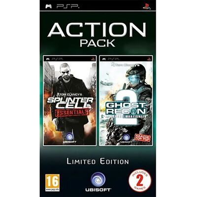 Playstation Games Psp Splinter Cell Double Agent + Ghost Recon Advanced Warfighter Multicolour PAL unisex - Publicité Playstation Games Psp Splinter Cell Double Agent + Ghost Recon Advanced Warfighter Multicolour PAL unisex - Publicité