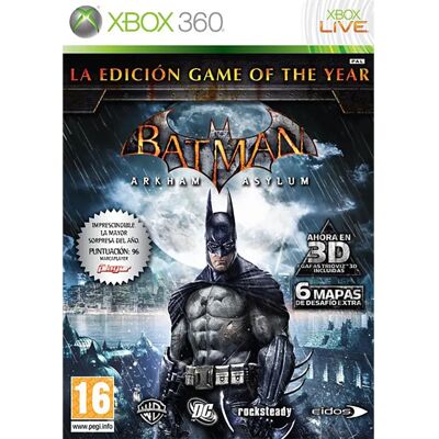 Xbox Games 360 Batman Arkham Asylum Game Of The Year Edition Multicolour PAL unisex - Publicité Xbox Games 360 Batman Arkham Asylum Game Of The Year Edition Multicolour PAL unisex - Publicité