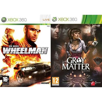 Xbox Games 360 Wheelman + Gray Matter Multicolour PAL unisex - Publicité Xbox Games 360 Wheelman + Gray Matter Multicolour PAL unisex - Publicité
