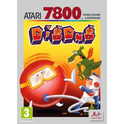 Atari Jeu De Console Rétro 7800 Dig Dug Multicolor Europe PAL unisex - Publicité Atari Jeu De Console Rétro 7800 Dig Dug Multicolor Europe PAL unisex - Publicité