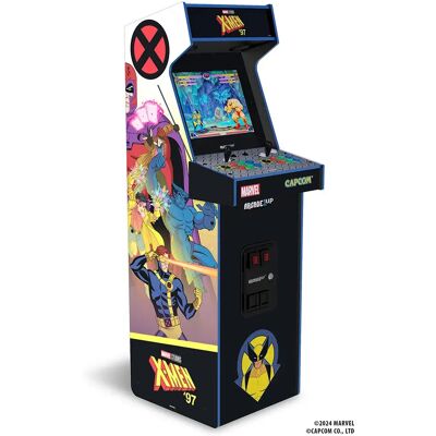 Arcade1up Borne D´arcade X-men 97´ Deluxe Blue / Yellow / Multicolor Europe PAL unisex - Publicité Arcade1up Borne D´arcade X-men 97´ Deluxe Blue / Yellow / Multicolor Europe PAL unisex - Publicité