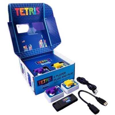 Fizz Creations Console Rétro Tetris Duel Black / Multicolor Europe PAL unisex - Publicité Fizz Creations Console Rétro Tetris Duel Black / Multicolor Europe PAL unisex - Publicité