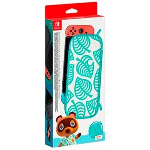 Nintendo Switch Protecteur D´écran +case Animal Crossing White / Blue PAL unisex - Publicité Nintendo Switch Protecteur D´écran +case Animal Crossing White / Blue PAL unisex - Publicité