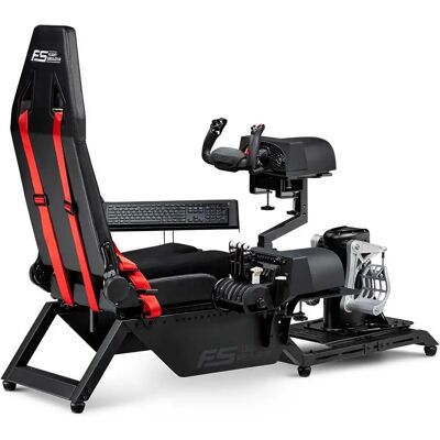 Next Level Racing Cockpit Flight Simulator Black One Size unisex - Publicité Next Level Racing Cockpit Flight Simulator Black One Size unisex - Publicité