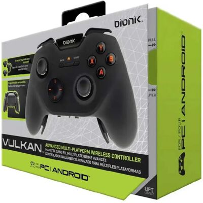 Bionik Manette De Pc Vulkan Black One Size unisex - Publicité Bionik Manette De Pc Vulkan Black One Size unisex - Publicité