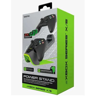 Bionik Station De Charge Pour Manettes Xbox Dual Power Stand Multicolor One Size - Publicité Bionik Station De Charge Pour Manettes Xbox Dual Power Stand Multicolor One Size - Publicité