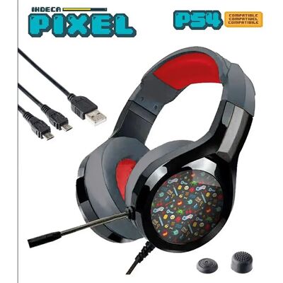 Indeca Casque Gaming Pixel Multicolour One Size - Publicité Indeca Casque Gaming Pixel Multicolour One Size - Publicité