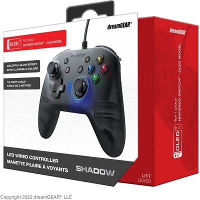 Dreamgear Manette Nintendo Switch Shadow Multicolor One Size - Publicité Dreamgear Manette Nintendo Switch Shadow Multicolor One Size - Publicité
