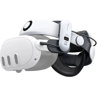 Bobovr Sangle De Soulagement De Batterie S3 Pro Pour Meta Quest 3/quest 3s White / Black One Size unisex - Publicité Bobovr Sangle De Soulagement De Batterie S3 Pro Pour Meta Quest 3/quest 3s White / Black One Size unisex - Publicité