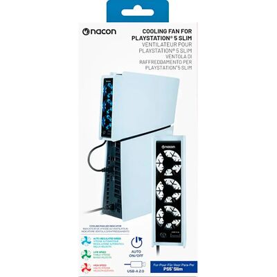Nacon Ventilateur De Refroidissement Pour Slim Playstation White One Size unisex - Publicité Nacon Ventilateur De Refroidissement Pour Slim Playstation White One Size unisex - Publicité