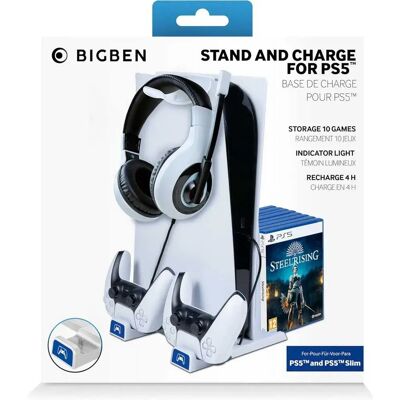 Nacon Kit Socle Et Chargement Pour Ps5 Slim White / Black One Size unisex - Publicité Nacon Kit Socle Et Chargement Pour Ps5 Slim White / Black One Size unisex - Publicité