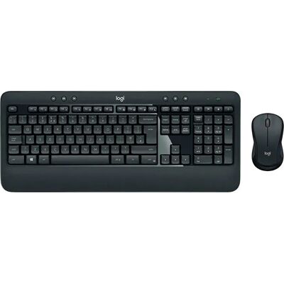 Logitech Clavier Et Souris Sans Fil Mk540 Allemand Black One Size unisex - Publicité Logitech Clavier Et Souris Sans Fil Mk540 Allemand Black One Size unisex - Publicité