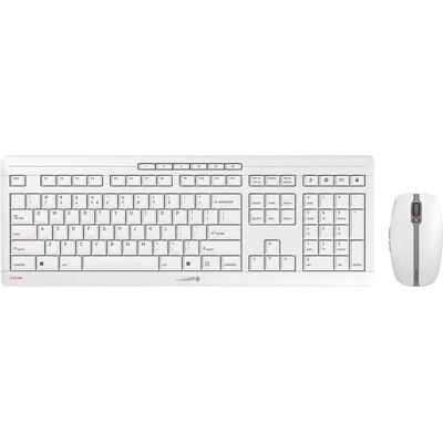 Cherry Clavier Sans Fil Stream Recharge Anglais White / Grey One Size unisex - Publicité Cherry Clavier Sans Fil Stream Recharge Anglais White / Grey One Size unisex - Publicité