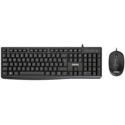 Nilox Clavier Et Souris Nxkme0012 Black One Size - Publicité Nilox Clavier Et Souris Nxkme0012 Black One Size - Publicité