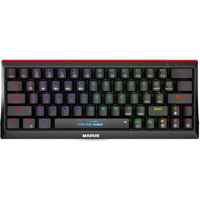 Marvo Clavier Sans Fil Kg962w Sp-b Espagnol Black One Size unisex - Publicité Marvo Clavier Sans Fil Kg962w Sp-b Espagnol Black One Size unisex - Publicité