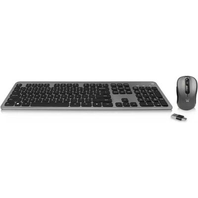 Ewent EW3259 Clavier et Souris Sans Fil Silencieux - Pack Clavier et Souris - Publicité Ewent EW3259 Clavier et Souris Sans Fil Silencieux - Pack Clavier et Souris - Publicité