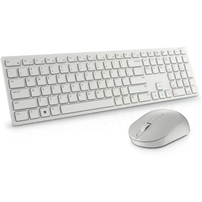 Ensemble clavier et souris sans fil Dell Pro Km5221w - QWERTY russe - Blanc - Publicité Ensemble clavier et souris sans fil Dell Pro Km5221w - QWERTY russe - Blanc - Publicité