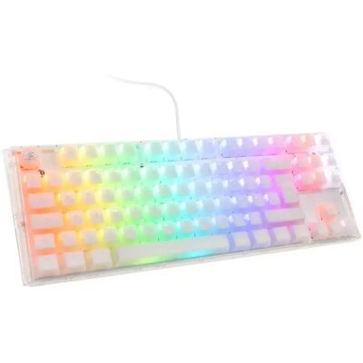 Clavier Gaming Ducky One 3 Aura Blanc TKL - RGB LED - Mécanique - Publicité Clavier Gaming Ducky One 3 Aura Blanc TKL - RGB LED - Mécanique - Publicité