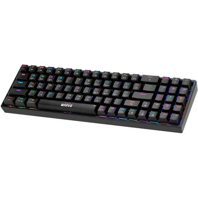Marvo Clavier Mécanique Sans Fil Gaming Shogo 78w Black One Size unisex - Publicité Marvo Clavier Mécanique Sans Fil Gaming Shogo 78w Black One Size unisex - Publicité