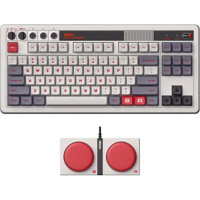 8bitdo Clavier Mécanique Gaming Retro Retro Grey One Size - Publicité 8bitdo Clavier Mécanique Gaming Retro Retro Grey One Size - Publicité
