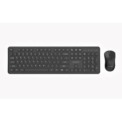 Gembird Clavier Et Souris Sans Fil Kbs-wps-01 Us Layout Black One Size unisex - Publicité Gembird Clavier Et Souris Sans Fil Kbs-wps-01 Us Layout Black One Size unisex - Publicité