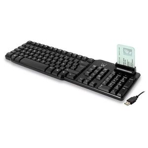 Eminent Ew3252 With Integraed Smart Card Reader Keyboard Noir Spanish