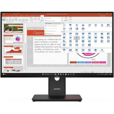 IBM Écran Thinkvision T27-40 27´´ Full Hd Ips Led 120hz Black One Size unisex - Publicité IBM Écran Thinkvision T27-40 27´´ Full Hd Ips Led 120hz Black One Size unisex - Publicité