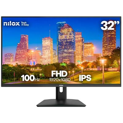Nilox Écran Ips 32´´ Fhd Ips Lcd 100hz Black One Size unisex - Publicité Nilox Écran Ips 32´´ Fhd Ips Lcd 100hz Black One Size unisex - Publicité