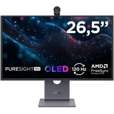 IBM Écran Yoga Pro 27ud-10 27´´ 4k Ips Led Grey / Black One Size unisex - Publicité IBM Écran Yoga Pro 27ud-10 27´´ 4k Ips Led Grey / Black One Size unisex - Publicité